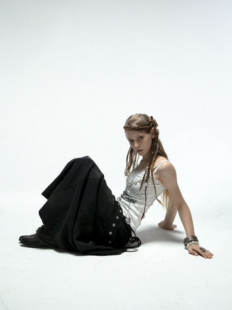 Backless Long Half Skirt【s0000012214】