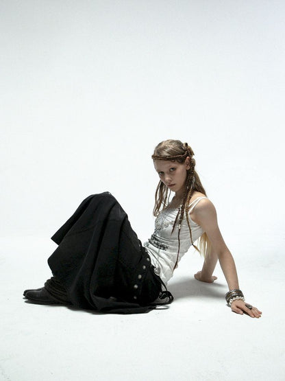 Backless Long Half Skirt【s0000012214】