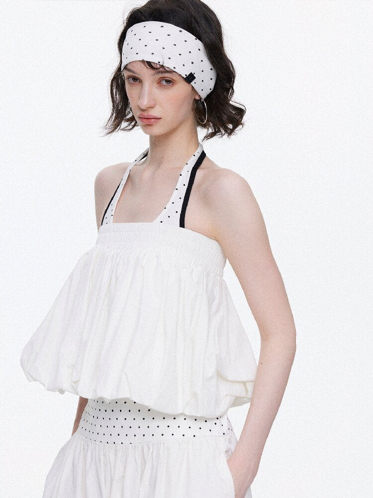 Backless Bandeau Wide Waist Pants【s0000015920】