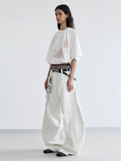 Ink Direct Printed Casual T-Shirt【s0000012475】