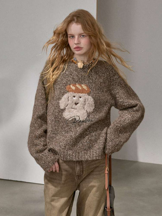 Bread Puppy Dachshund Sweater Jeans【s0000015076】