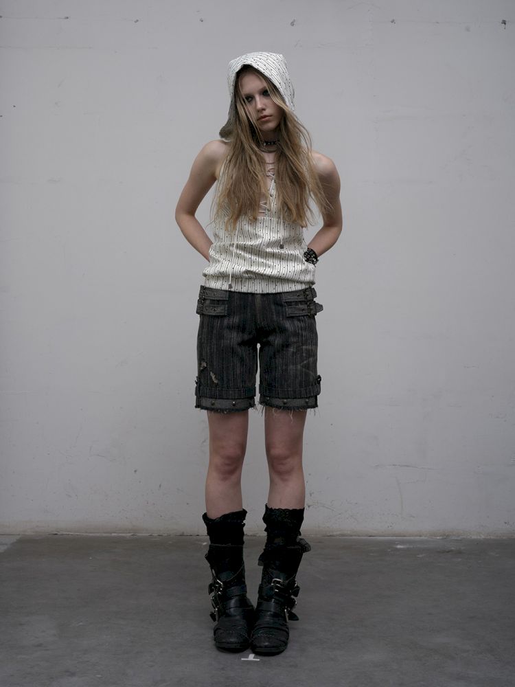 Low Rise Straight Leg Mid Pants【s0000012318】