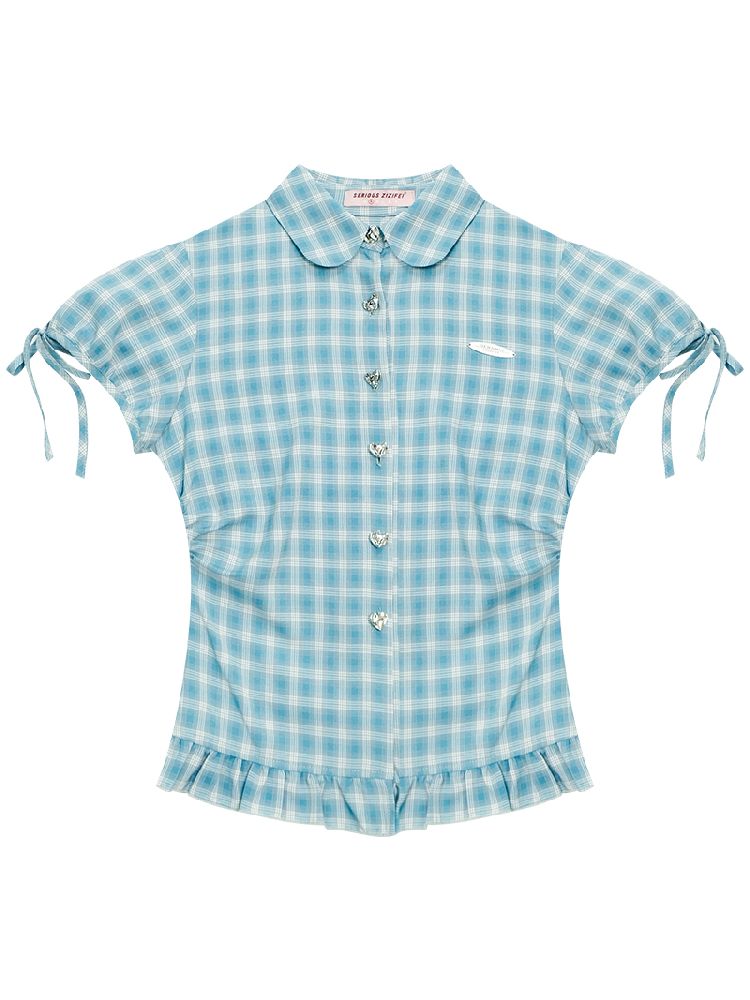 Plaid Short Sleeve Shirt【s0000012265】