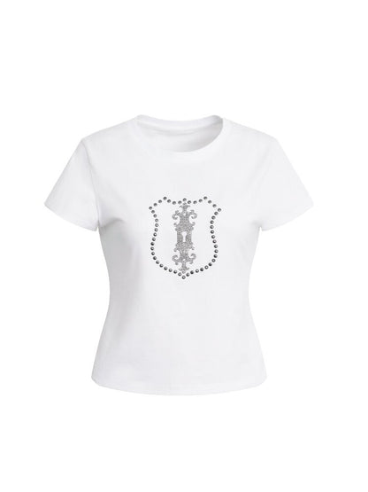 Hot Diamond Slim Short T-Shirt【s0000016572】