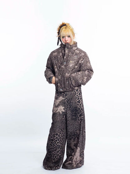 Leopard Cartoon Cat Cotton Suit【s0000018048】