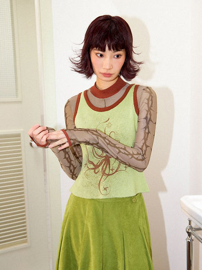 Slim Bottom Long Sleeve T-Shirt【s0000011640】