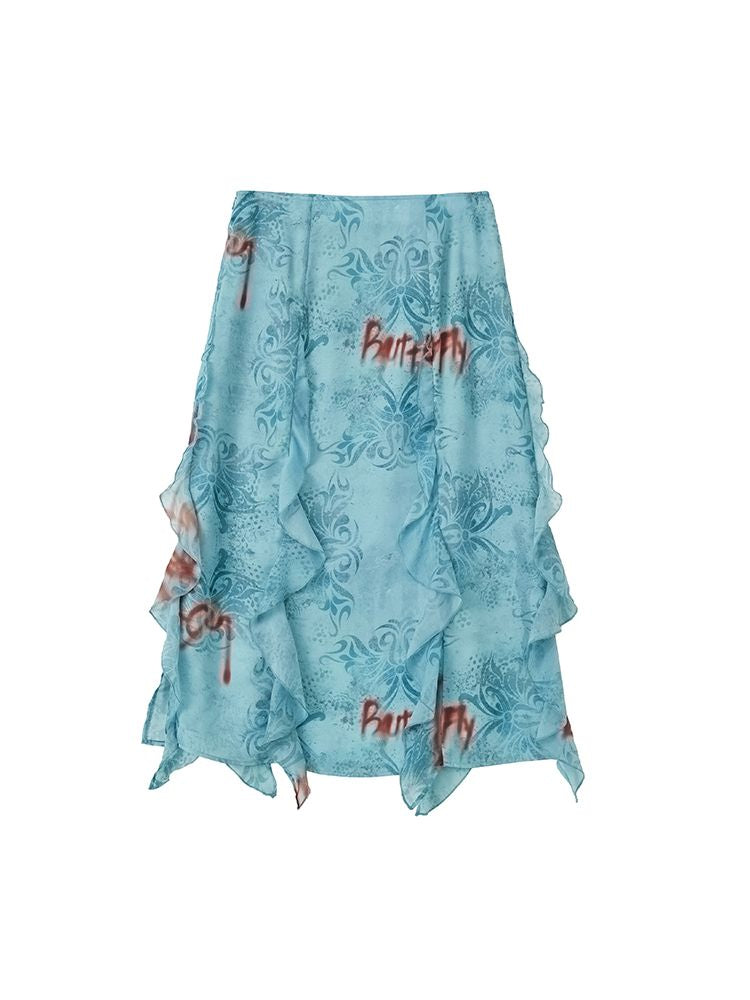 Wallpaper High Waist Skinny Skirt【s0000012269】