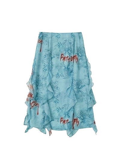 Wallpaper High Waist Skinny Skirt【s0000012269】