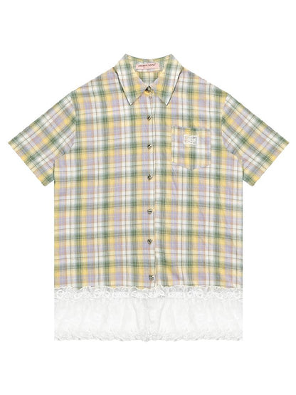 Plaid Short Sleeve Shirt【s0000012232】