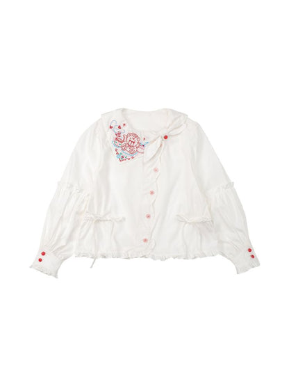 Vintage Versatile Shirt Blouse【s0000011172】