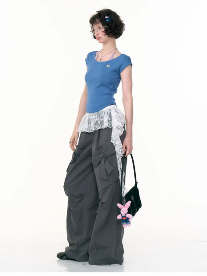 Straight casual workwear pants【s0000013375】