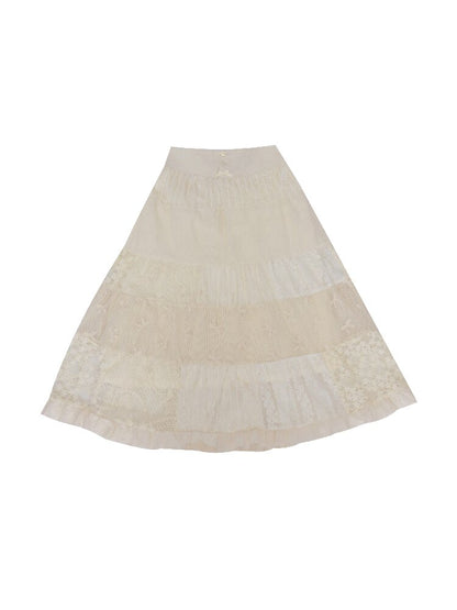 Lace Crochet Embroidered Skirt【s0000016507】