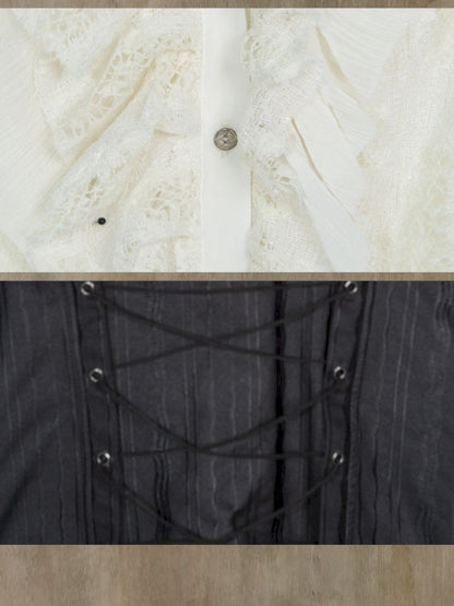 Ruffled Asymmetric Cardigan【s0000013897】