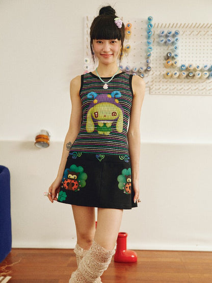 Ladybug Party Striped Forest Dress【s0000018700】
