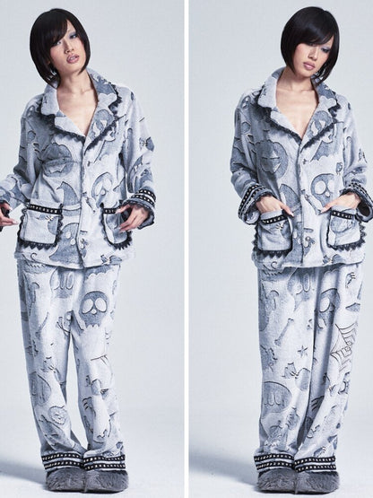 Soft Double Sided Fleece Pajamas【s0000015557】