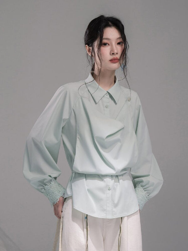 Ultra-fine Denier Fiber Two-piece Shirt【s0000015752】