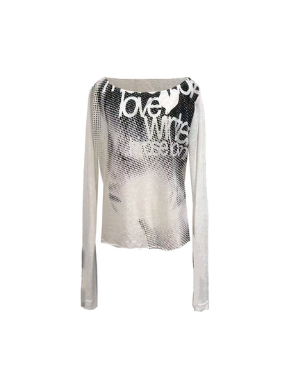 Lyocell Off-Shoulder Long Sleeve【s0000018293】