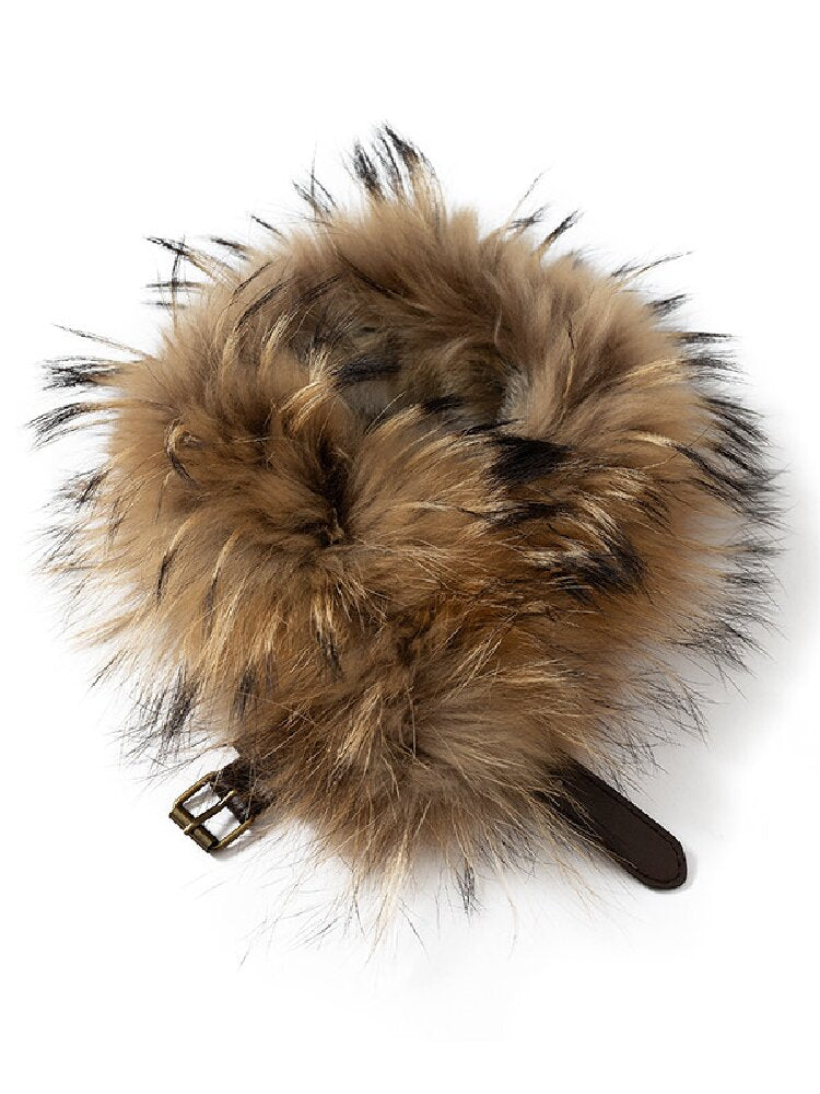 Genuine Fur Warm Furry Scarf【s0000019158】