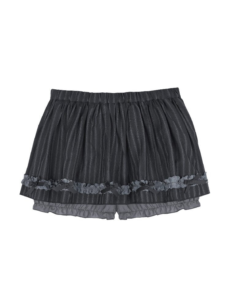 Black Forest Slimming Skirt Pants【s0000016645】