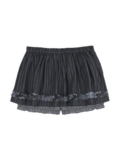Black Forest Slimming Skirt Pants【s0000016645】