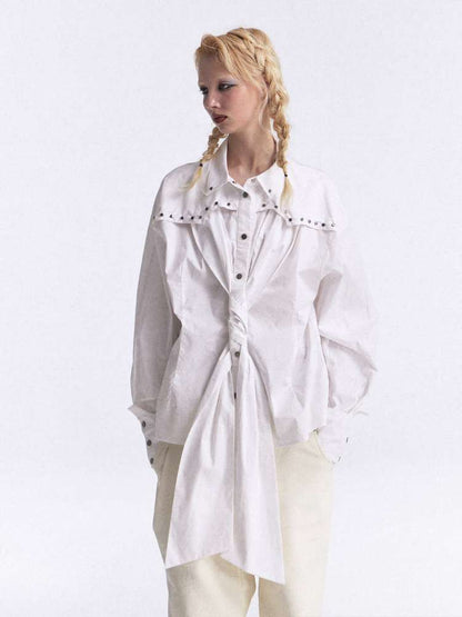 Playful Strap Rivet Cargo Shirt【s0000015388】