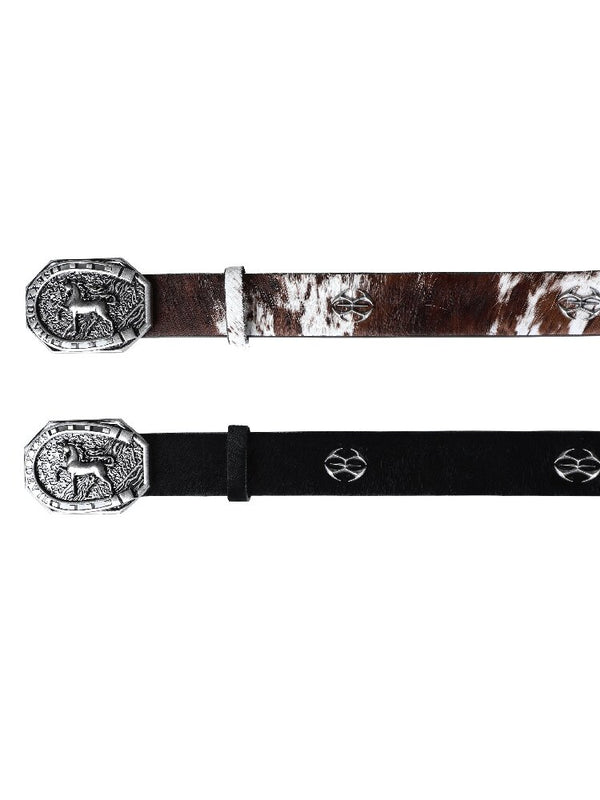 Old Top Layer Cowhide Rivet Belt【s0000016697】