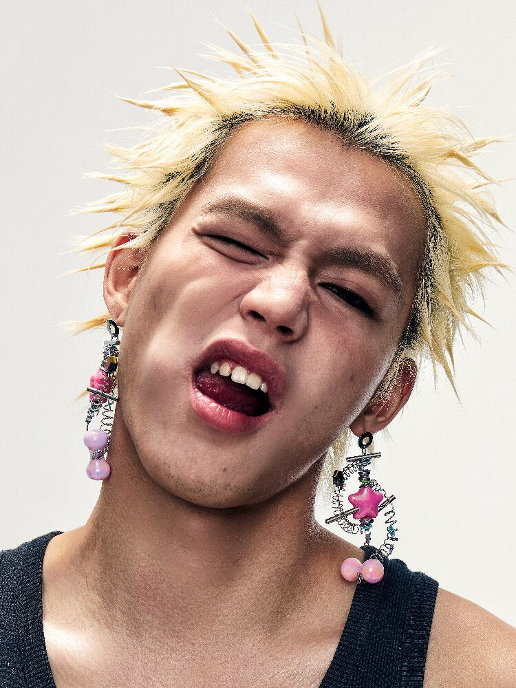 Time Machine Handmade Punk Earrings【s0000018907】