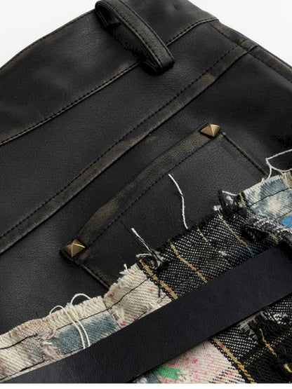 Checkered Belt Pleated Skirt【s0000013962】