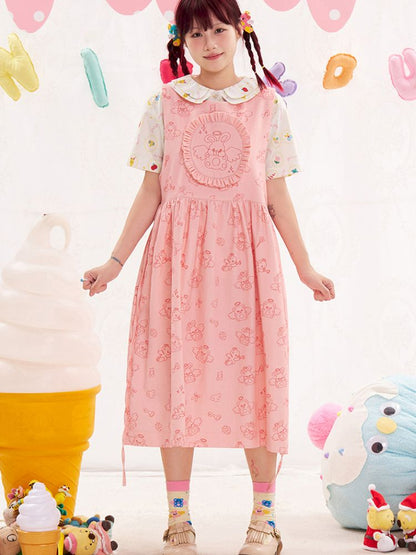 Animal Angel Strappy Skirt Tank Top Skirt【s0000013191】