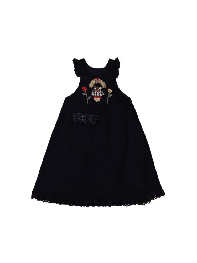 Corduroy Rabbit Strawberry Dress【s0000019288】