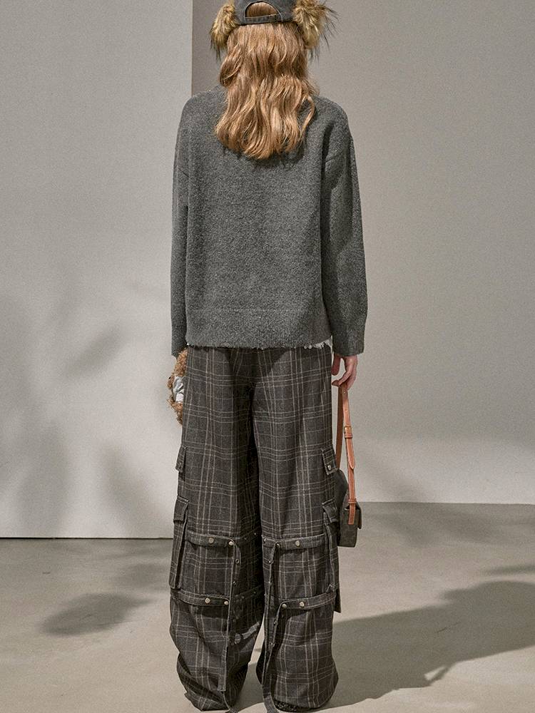 Unique Design Loose Long Sleeve Pullover【s0000014381】