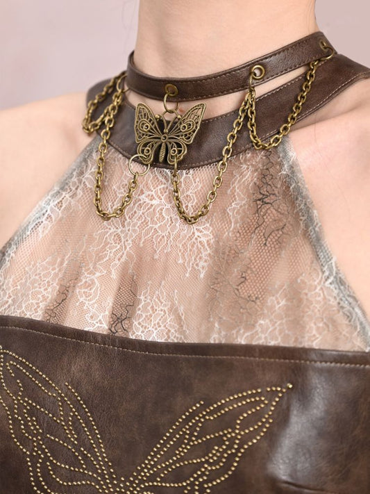 Butterfly Chain Necklace【s0000007670】