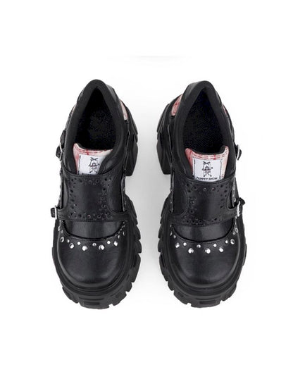 Red plaid thick bottom shoes【s0000013360】