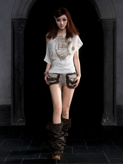 Multi-pocket low-rise shorts【s0000012307】