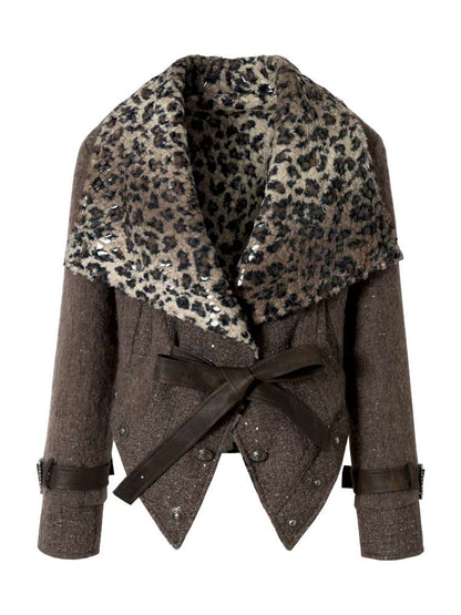 Chanel-Style Reversible Fleece Coat【s0000014462】