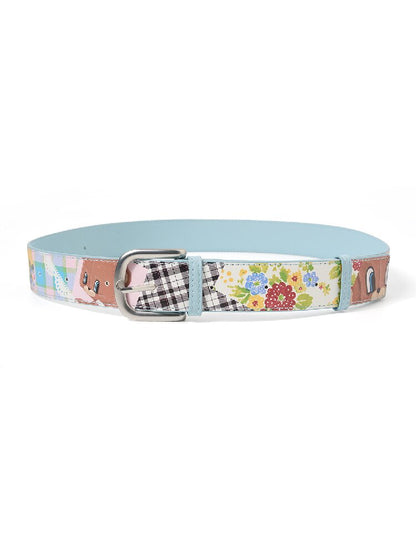 Bear Patchwork Pin Buckle Belt【s0000018729】