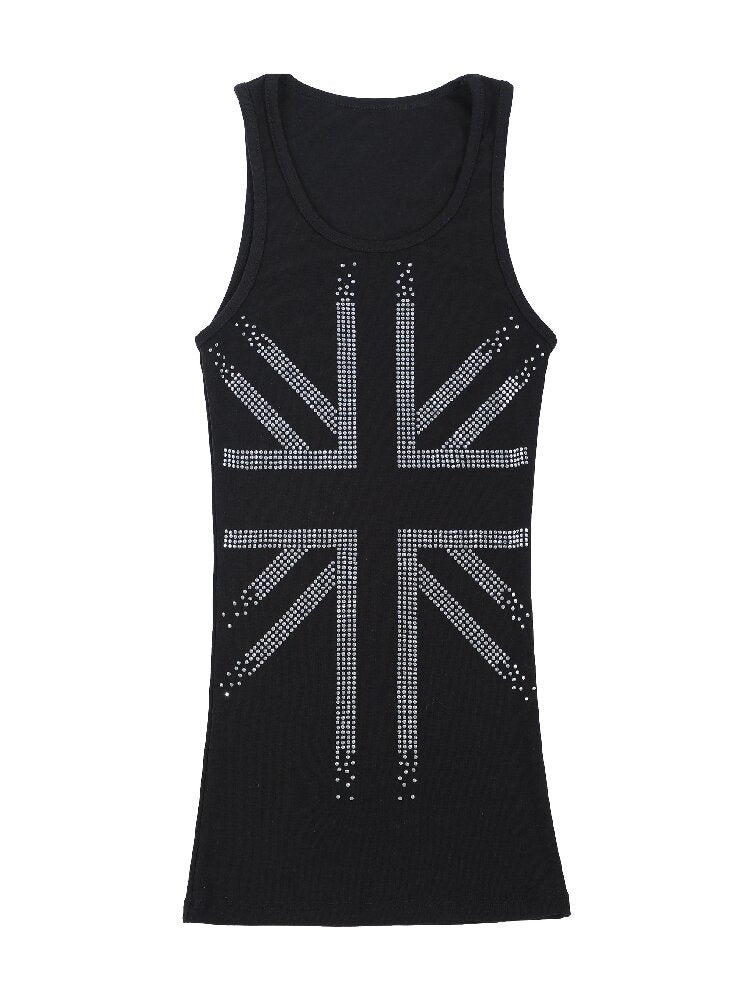 Rhinestone Pearl Strap Tank Dress【s0000017143】