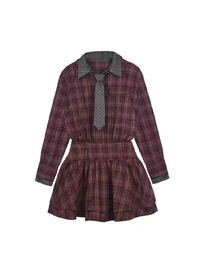 Long Sleeve Petticoat Dress【s0000011664】