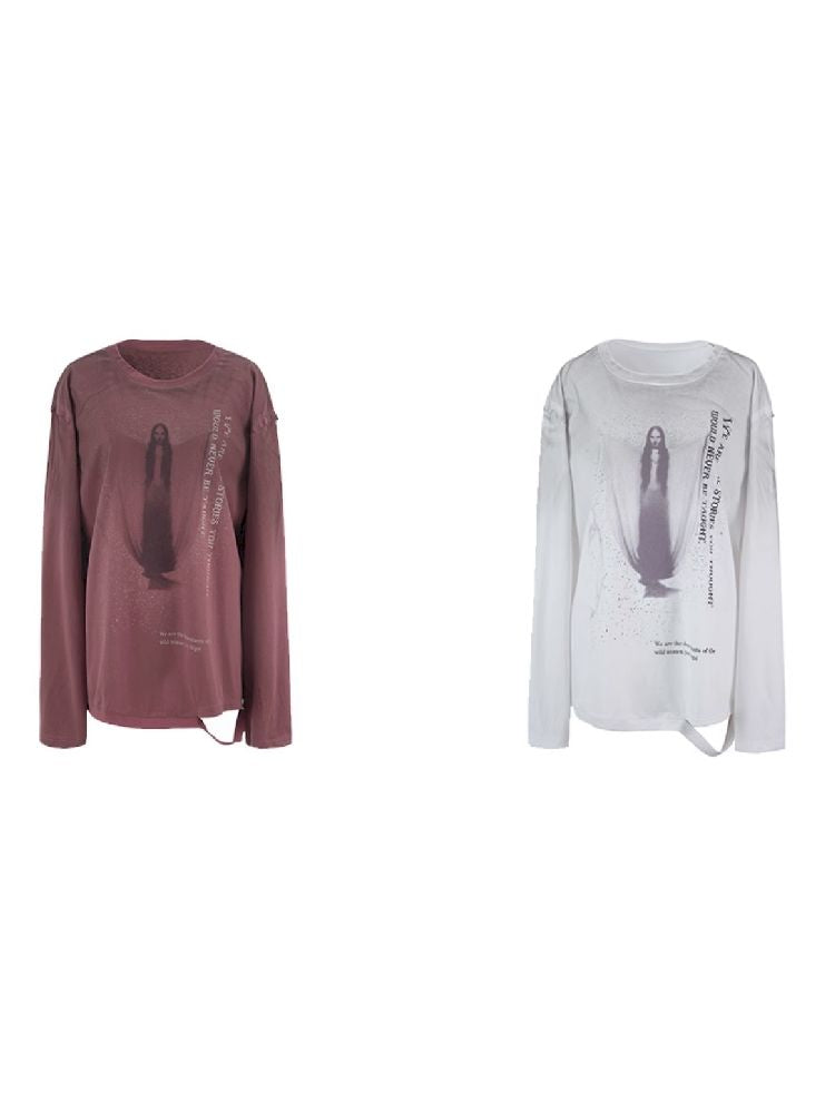Basic Round Neck Long Sleeve T-Shirt【s0000011265】