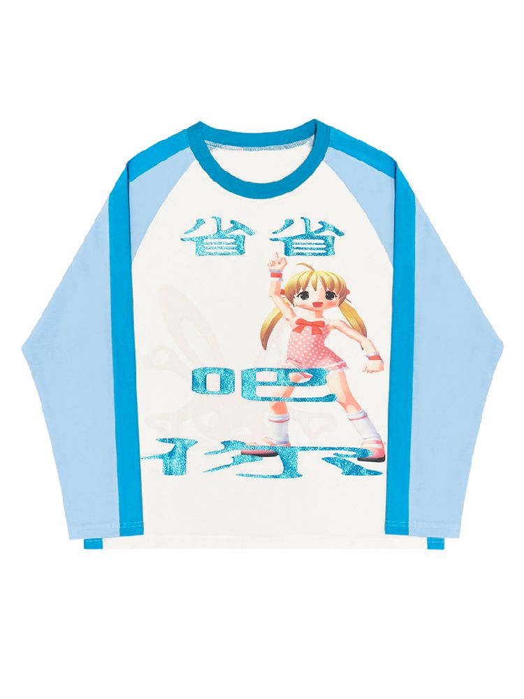 Plunger Sleeve Long Sleeve T Shirt【s0000011795】