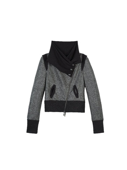 Pile Collar Leather Jacket【s0000015957】