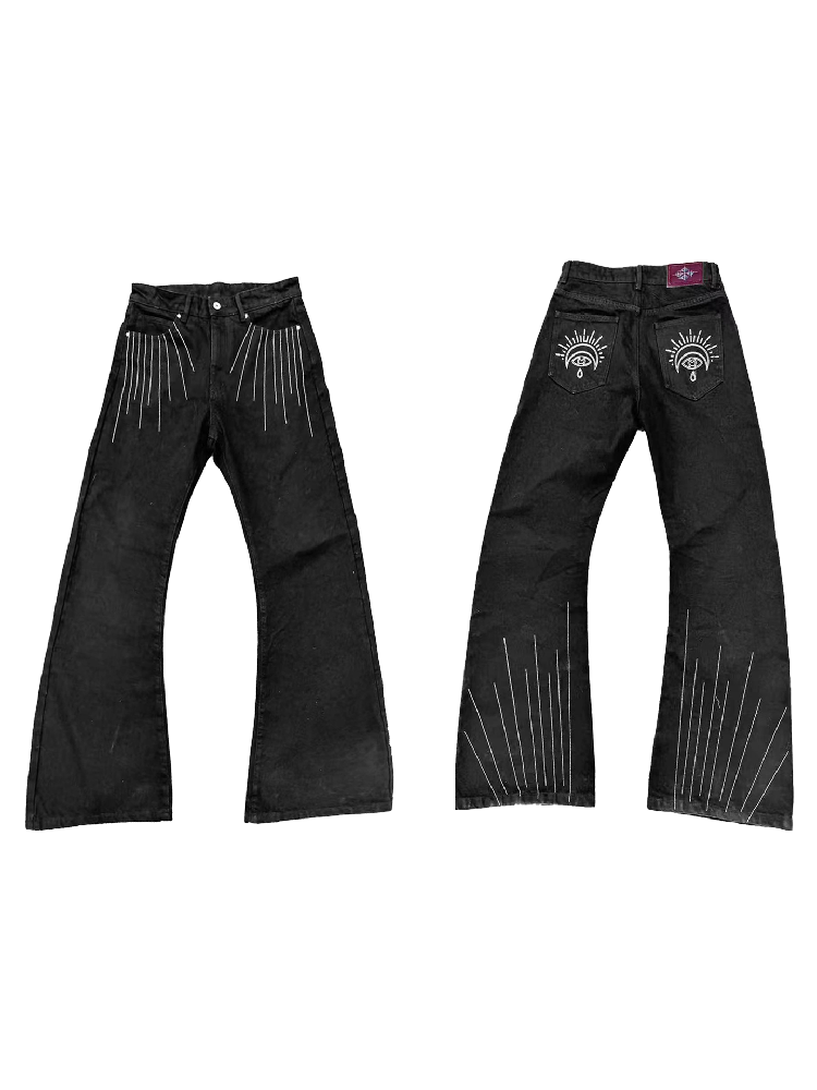Eye Of God Washed Scimitar Jeans【s0000018210】