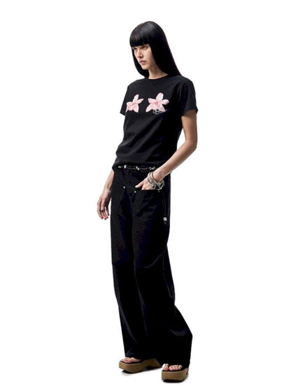 Printed Loose Short Sleeve T-Shirt【s0000012402】