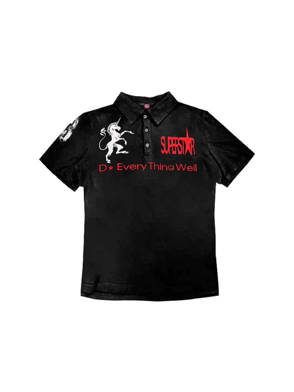 Embroidered Polo Street T-Shirt【s0000018251】