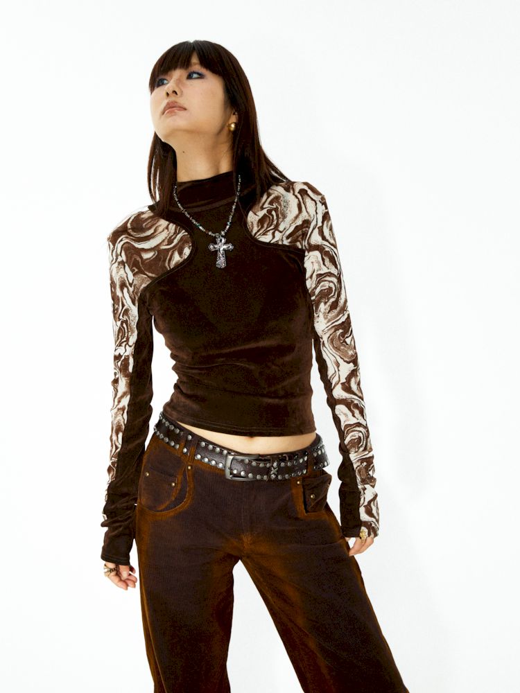 스 플린 스티프 터틀넥 하단 셔츠 [S0000006268]