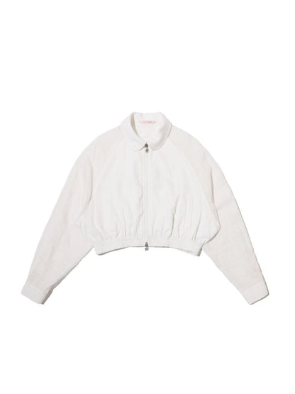 Semi-sheer plaid lightweight jacket【s0000013452】