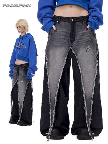 Electric Moon Punk Washed Jeans【s0000015124】