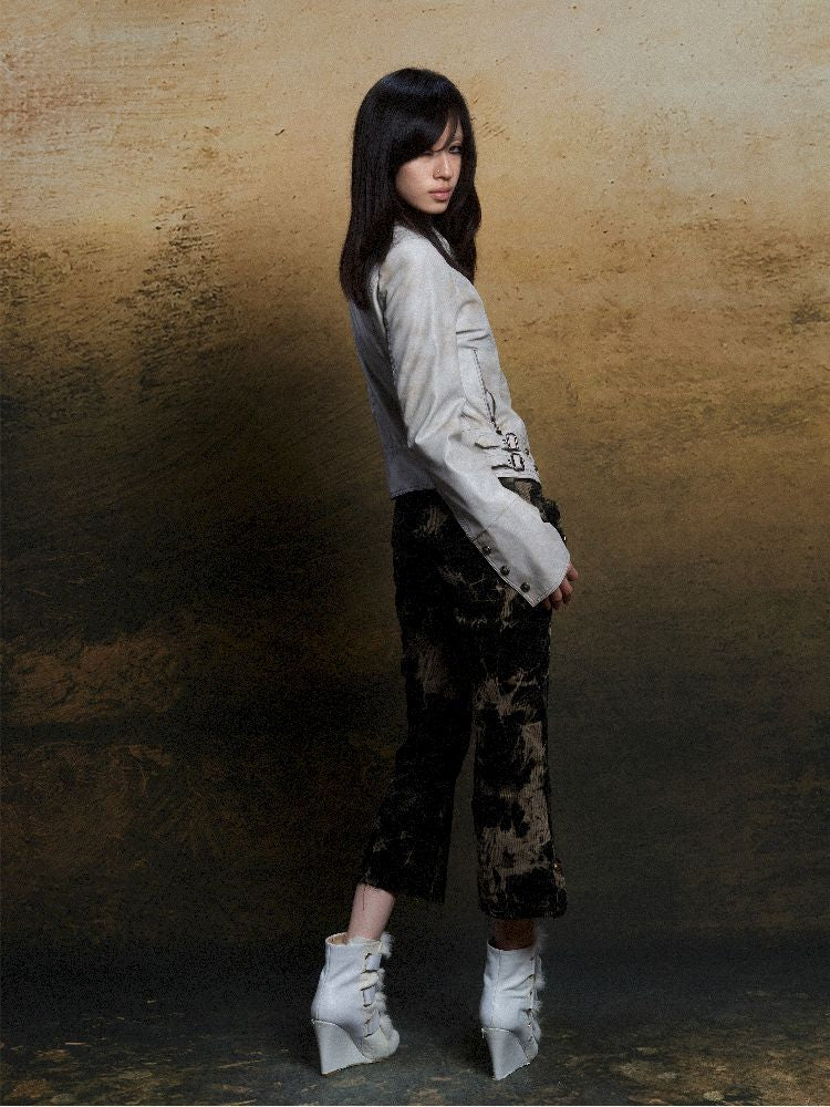 Tie-Dye Micro Low Waist Pants【s0000011817】