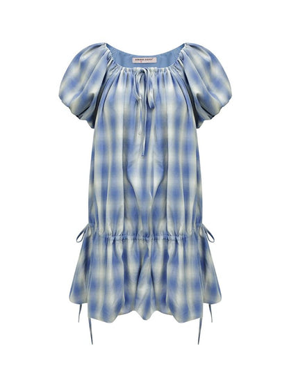 Bubble Short Sleeve Dress【s0000012222】