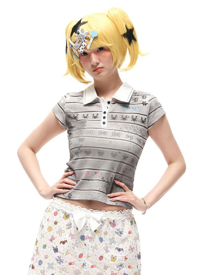 Dirty Polo Shirt【s0000012583】